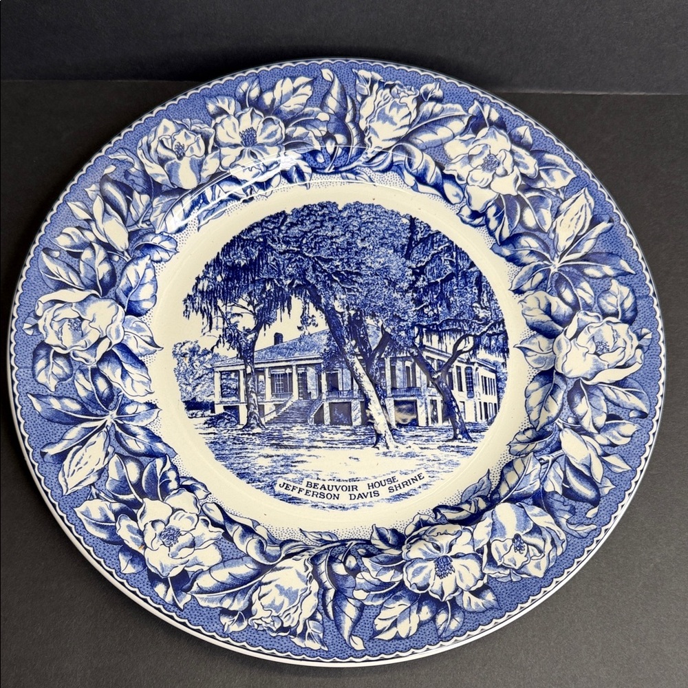 Jefferson Davis Shrine Memorial Plate England